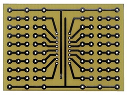 Board: universal; single sided,prototyping; W: 52mm; L: 72mm