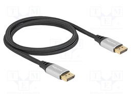 Cable; DisplayPort plug,both sides; DisplayPort 2.1; Len: 1m
