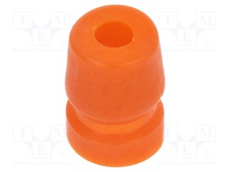 Strain relief; for Jack connectors,for XLR connectors; orange