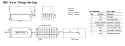 Converter: DC/DC; Uin: 8÷36V; Uout: 2÷40VDC; Iout: 500mA; 17g