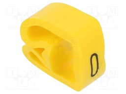 Markers for cables and wires; Label symbol: 0; 8÷16mm; PVC; H: 6mm