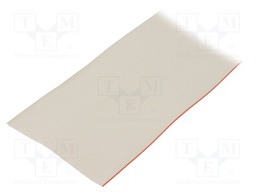 Wire: ribbon; 1.27mm; stranded; Cu; 64x28AWG; unshielded; grey