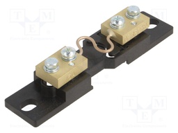Current shunt; 15A; Class: 0.2; 150mV; for DIN rail mounting