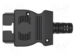 Diagnostic OBD II; black; 10A; Insulation: polyamide; -25÷80°C