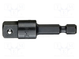 Adapter; socket spanner; square,hexagonal; 3/8"; 1/4"; 50mm