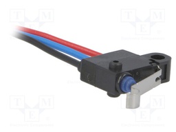 Microswitch SNAP ACTION; with lever with roller simulation