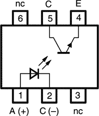 Optocoupler; THT; OUT: transistor; Uinsul: 3.75kV; Uce: 32V; DIP6