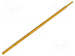 Test probe socket; Operational spring compression: 2.5mm; 2A