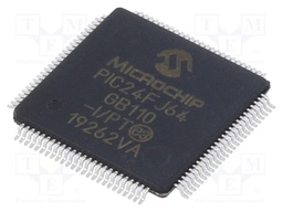 PIC microcontroller; Memory: 64kB; SRAM: 16kB; 32MHz; SMD; TQFP100