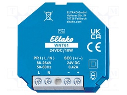 Power supply: switching; plaster embedded; 88÷264VAC; 10W; 24VDC