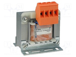 Transformer: mains; 30VA; 230VAC; 230V; Leads: terminal block; IP00