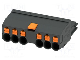 PCB connector, nominal cross section: 4 mm2, color: black, n