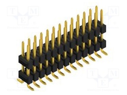 Connector: pin strips; pin header; male; PIN: 26; 2.54mm; SMT; 2x13
