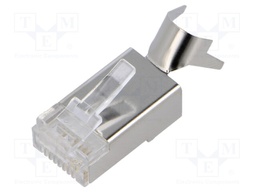 Connector: RJ45; plug; PIN: 8; Cat: 6; shielded; Layout: 8p8c