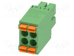 PCB connector, nominal cross section: 1.5 mm?, color: green,