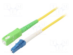 Fiber patch cord; OS2; LC/UPC,SC/APC; 15m; Optical fiber: 9/125um