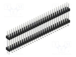 Connector: pin strips; pin header; male; PIN: 60; 2.54mm; SMT; 2x30
