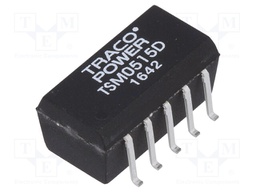 Converter: DC/DC; 1W; Uin: 4.5÷5.5V; Uout: 15VDC; Uout2: -15VDC; SMD