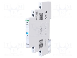 Voltage indicator; 230VAC; IP20; for DIN rail mounting; LK-701