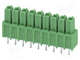 PCB headers, nominal cross section: 1.5 mm?, color: green, n