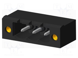Connector: pluggable terminal block; socket; male; on PCBs