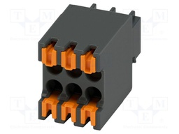 PCB connector, nominal cross section: 0.5 mm?, color: black,
