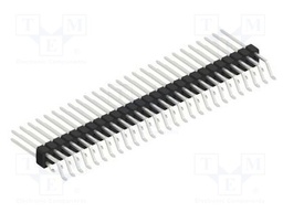 Connector: pin strips; pin header; male; PIN: 54; 2.54mm; SMT; 2x27