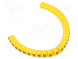 Markers for cables and wires; Label symbol: M; 2.5÷5mm; PVC; PA