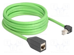 Extender Ethernet; SF/UTP; Cat: 6a; Cu; 5m; PUR; green; 26AWG
