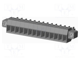 Connector: pluggable terminal block; plug; female; straight; grey