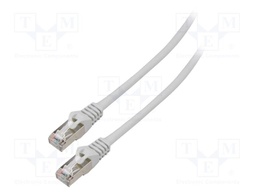 Patch cord; F/UTP; 5e; stranded; CCA; PVC; grey; 30m; 26AWG; Cores: 8