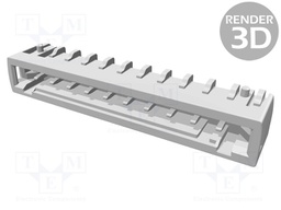 Connector: wire-board; female; PIN: 10; 2.54mm; SMT; socket; 6A
