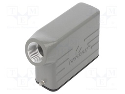 Enclosure: for HDC connectors; size D16A; for cable; for latch