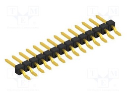 Connector: pin strips; pin header; male; PIN: 14; 2.54mm; SMT; 1x14