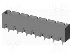 Connector: pluggable terminal block; socket; male; on PCBs