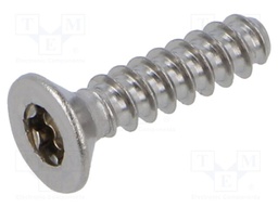 Screw; M4x16; Head: countersunk; Torx®; A2 stainless steel; 8mm