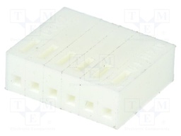 Connector: wire-board; KK 254; PIN: 6; Type: w/o contacts; UL94V-0