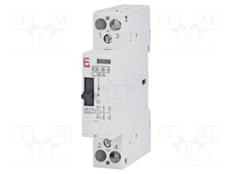 Contactor: 2-pole installation; 20A; 230VAC; NO x2; R; No.of mod: 1
