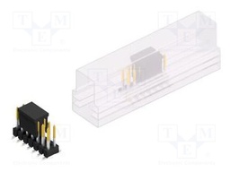 Connector: pin strips; pin header; male; PIN: 14; 2.54mm; SMT; 2x7