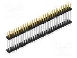 Connector: pin strips; pin header; male; PIN: 70; 2.54mm; THT; 2x35