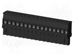 Connector: pluggable terminal block; plug; female; angled 90°