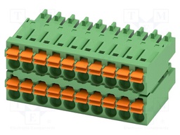 PCB connector, nominal cross section: 1.5 mm?, color: green,