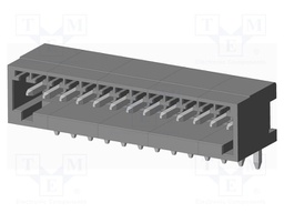 Connector: pluggable terminal block; socket; male; on PCBs