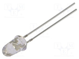 LED; UV; 8°; 20mA; 410÷420nm; 3.4÷3.8VDC; THT