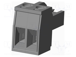 Connector: pluggable terminal block; plug; female; straight; grey