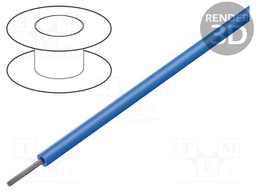 Wire; ÖLFLEX® HEAT 260 SC; stranded; Cu; 1x22AWG; teflon; blue