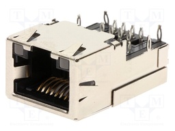 Socket; RJ45; PIN: 8; Layout: 8p8c; Press-Fit; on PCBs