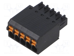 Connector: pluggable terminal block; 9A; 300V; plug; female; PIN: 5