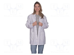 Coat; ESD,unisex; white; XXXL; 135g/m2