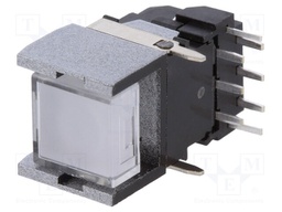 Switch: keypad; Pos: 2; DPST-NO; 0.05A/12VDC; Illumin: LED; 1.96N